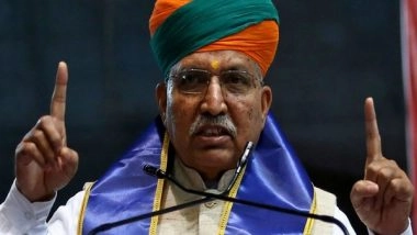 India News | Rajasthan: Union Law Minister Arjun Meghwal Celebrates Diwali at Home in Bikaner