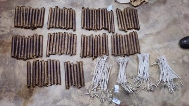India News | CRPF, Assam Police Recover Huge Cache of Explosives in Cachar, One Arrested