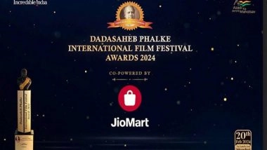 Business News | JioMart Comes on Board as 'co-powered By' Partners at the Dadasaheb Phalke International Film Festival Awards 2024