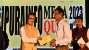 India News | Agartala: CM Manik Saha Acknowledges Student Talent at Mega Quiz Competition