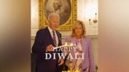 Diwali 2023: US President Joe Biden and First Lady Jill Biden Light Diyas As They Celebrate Deepavali (Watch Video)