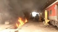 India News | Fire Breaks out in Coach of Train Stationed at Puri Station Depot
