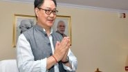 World News | Union Minister Kiren Rijiju to Represent India at Maldives President's Oath-taking Ceremony
