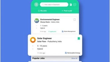 Business News | BlueCircle Launches App for Green Jobs & Networking