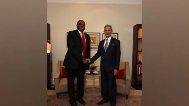 World News | EAM Jaishankar, UK's Shadow Foreign Secretary David Lammy Discuss Security, Development Issues