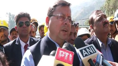 India News | Uttarakhand CM Dhami Reviews Rescue Operations in Under-construction Tunnel in Silkyara