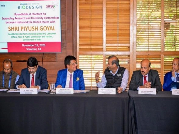Business News  Minister Piyush Goyal Champions Academic Collaboration at Stanford Proposes Global Solutions Through Partnership  LatestLY