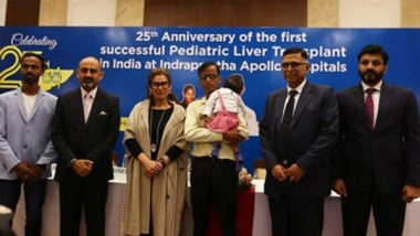 Business News | Apollo Hospitals Celebrates 25 Years of India's First Liver Transplant Program