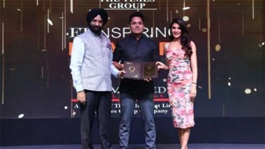 Business News | Jammbo Co-Founder Manasvi Singh, Felicitated at ET Inspiring Leaders Awards 2023