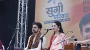 Business News | Sugee Parivaar Makes Diwali Pahaat at Dadar Beach Memorable with Melodies of a Popular Singer Rahul Deshpande & Arya Ambekar