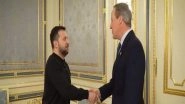 World News | David Cameron Meets Volodymyr Zelenskyy, Reiterates UK's Support for Ukraine
