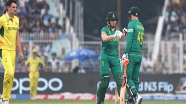 Sports News | CWC 2023: David Miller's Century Powers South Africa to 212/10 Against Australia