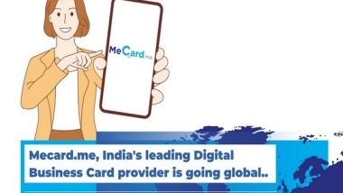 Business News | Mecard.me: Pioneering Digital Business Cards, Goes Global in a Triumph of Innovation