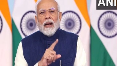 World News | Global South Summit: PM Modi Condemns Civilian Deaths in Israel-Hamar War, Urges Dialogue, Diplomacy