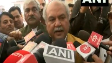 India News | MP Assembly Polls: Union Minister and BJP Candidate Narendra Singh Tomar Casts Vote, Says There is a BJP Wave in State