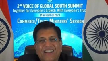 World News | Piyush Goyal Calls for Adopting Framework for Making Global Value Chains Resilient, Inclusive