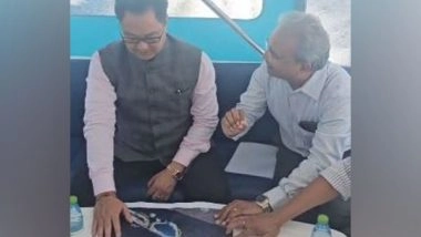 World News | Union Minister Kiren Rijiju Reviews Greater Male Connectivity Project in Maldives