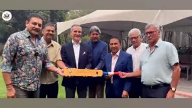 Sports News | US Ambassador Eric Garcetti Bowled over by Cricket Legends, Cheers for Team India in World Cup Final