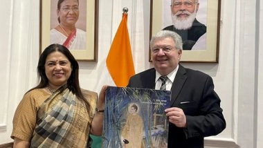 World News | MoS Lekhi, Greek Diplomat Discuss Enhanced India-Greece Collaboration