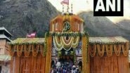 India News | Badrinath Dham Decked Up with 15 Quintals of Marigold Before Portals Close for Winter Today