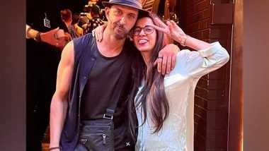 Entertainment News | Hrithik Roshan Shares Monochrome Pictures, Saba Azad Reacts