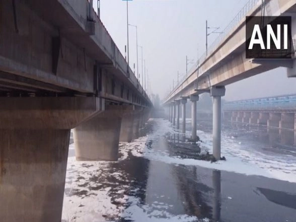 Toxic Foam Floats in Yamuna River Ahead of 'Chhath Pooja'