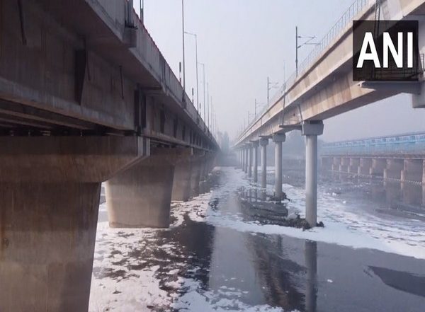 Chhath Pooja 2023: Toxic Foam Floats in Yamuna River Ahead of Chhath Puja Festivities (Watch Video)