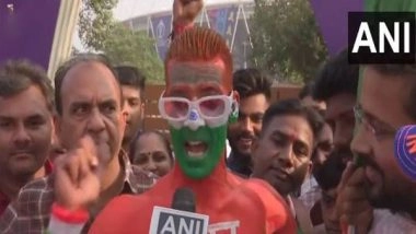 India News | Cricket Fans Gather Outside Narendra Modi Stadium Ahead of World Cup 2023 Final