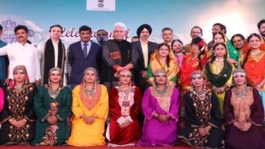 India News | LG Manoj Sinha Attends J-K UT Day Celebration at Trade Fair in Delhi