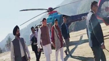 India News | Uttarkashi Tunnel Collapse: Nitin Gadkari, CM Dhami Take Stock of Rescue Ops