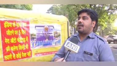 India News | Chandigarh: Auto Driver Declare Free Rides to People for 5 Days if India Wins CWC Final