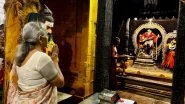 India News | Tamil Nadu: Finance Minister Nirmala Sitharaman Offers Prayer at Arulmigu Ramanathaswamy Temple
