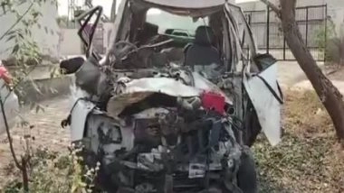 India News | Rajasthan: 6 Policemen Deployed for PM Modi's Rally Killed in Road Accident in Churu