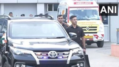 Sports News | PM Modi Leaves from Ahmedabad Airport to Watch IND-AUS WC Final Live