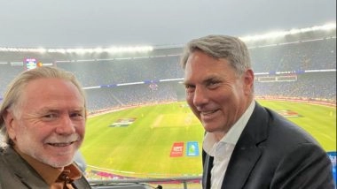 World News | Australian Dy PM Richard Marles Arrives in Narendra Modi Stadium to Cheer for Home Team