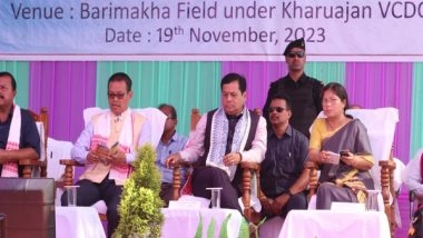 India News | Unveiling Progress: Union Minister Sonowal Takes Part in Viksit Bharat Sankalp Yatra