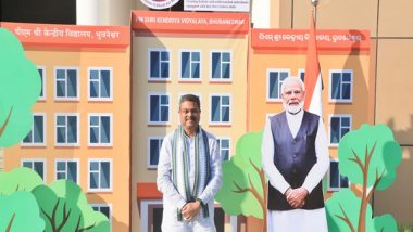 India News | Odisha: Union Education Minister Dharmendra Pradhan Launches PM SHRI Schools Scheme in Bhubaneswar