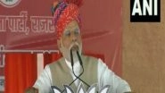 India News | Rajasthan: In Pali, PM Modi Slams Congress, 'Ghamandia' Alliance Which Insults Women