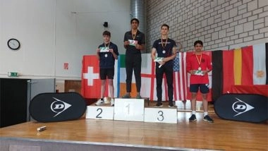 Business News | Rohan Shines as Champion at Squash Junior National Championship