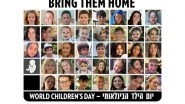 World News | Israel Shares Pictures of over 30 Children Held Hostage by Hamas on World Children's Day,  Demands International Community's Help