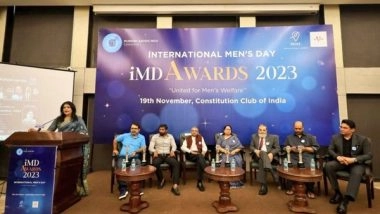Business News | Purush Aayog NGO Honors Men on International Men's Day with Prestigious IMD Awards