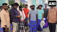 India News | Tamil Nadu: 15 Fishermen Reach Chennai Airport After Being Released from Sri Lanka