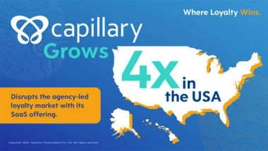 Business News | Capillary Technologies Grows 4x in the USA; Set to Dominate the Loyalty Technology Market With Its SaaS Offering