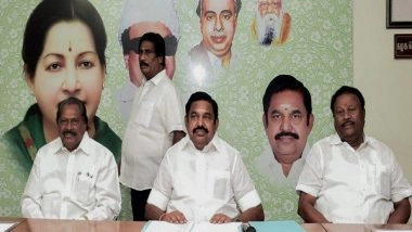 India News | Tamil Nadu: AIADMK District Secretaries Meeting to Be Held Today in Chennai