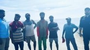 India News | Coast Guard Apprehends Five Sri Lankan Fishermen for Entering Indian Waters off Rameswaram Coast