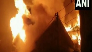 India News | J-K: Fire Breaks out at Srinagar's Wazir Bagh Locality