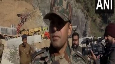 India News | Uttarkashi Rescue Ops: BRO Completes Hill Top Road to Access Silkyara Tunnel for Vertical Drilling