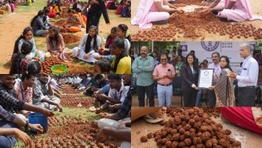 Business News | Seeding Tomorrow: SRM's Historic Elite World Records in Seed Ball Making