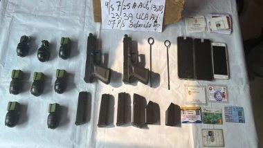 India News | 2 Lashkar-e-Taiba Terror Associates Arrested in J-K's Srinagar