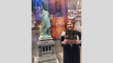 Business News | Sima Taparia Awarded Elite Most Influential Indian Award at Statue of Liberty